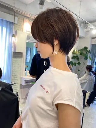 ショート 博多ベージュ 🐻松井傑のヘアスタイル