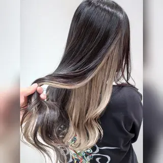 ロング カラー 三宮/艶髪カラー /縮毛矯正/北條弘樹のヘアスタイル