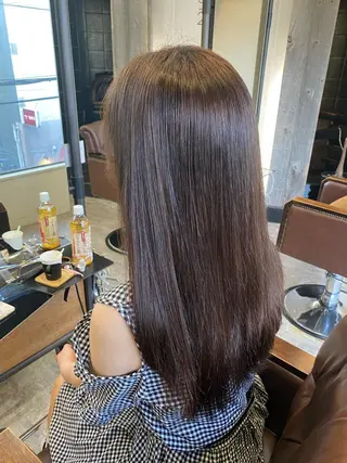 ロング カラー 🟢NEGi🟣 🫧髪質改善のヘアスタイル