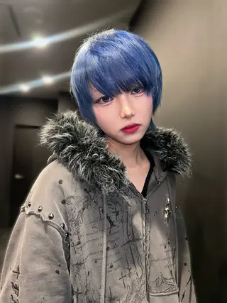 ショート カラー メンズ null 《 栞 》のヘアスタイル