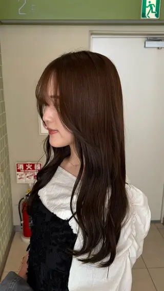 ロング RUKA👱🏻 メンズカットパーマのヘアスタイル