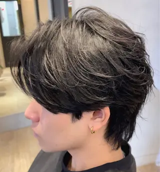 ショート パーマ メンズ 新宿メンズ専門 モテ清潔感パーマ特化のヘアスタイル