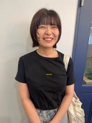 ショート パーマ/透明感カラー 元町🌱takutoのヘアスタイル