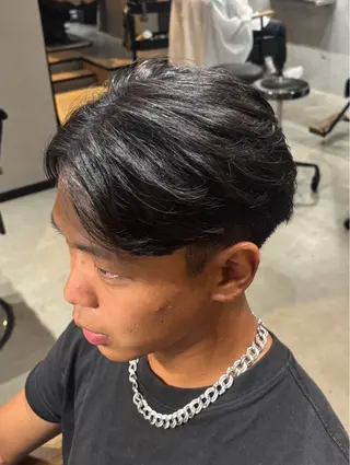 メンズ メンズ特化 ulus高森蓮のヘアスタイル