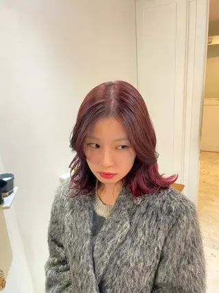 カラー rii 🫧透明感カラーのヘアスタイル