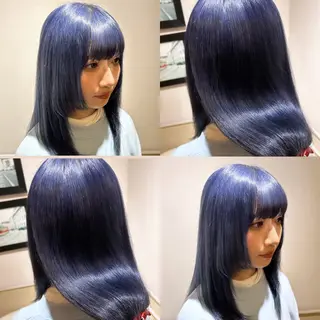 セミロング カラー レイヤーカット/ 縮毛矯正🇰🇷早坂のヘアスタイル