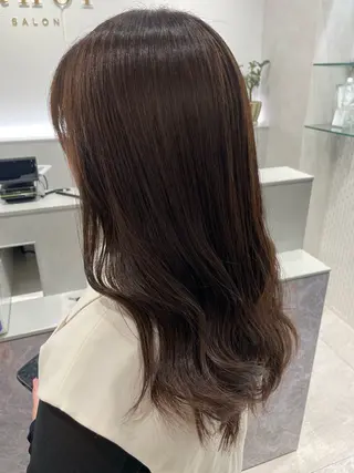 セミロング カラー miyu/完全個室 /髪質改善のヘアスタイル