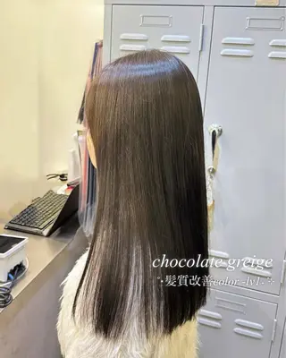 ロング カラー 透明感カラー🩰🤍 髪質改善🪄/伽音のヘアスタイル
