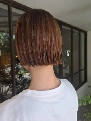 ショート カラー 韓国好き🇰🇷 美容師MIKUのヘアスタイル