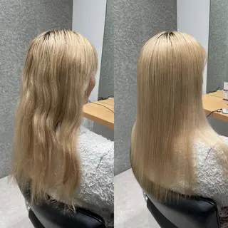 セミロング 髪質改善ヘアケア 艶髪特化/上田のヘアスタイル
