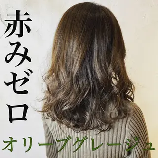 セミロング カラー 【透明感カラー】 harunaのヘアスタイル