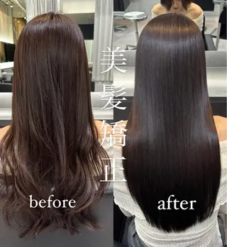 ロング 美髪縮毛矯正/ 髪質改善 RYOTAのヘアスタイル