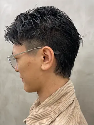 メンズ メンズカット パーマ[佐橋]のヘアスタイル