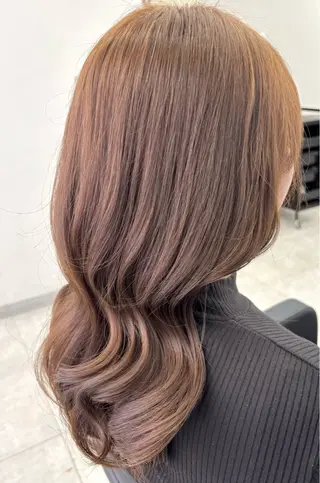 カラー 透明感♡くすみカラー shiori/小岩のヘアスタイル