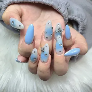ネイル 🎀nana🫧 ワンホンネイル🎀のネイルデザイン