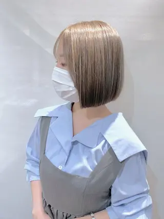 ショート カラー ヘアアレンジ 柔らか垢抜けｶﾗｰと ｶｯﾄ🫧ASUKAのヘアスタイル