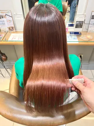 ロング パーマ ボブ ブリーチ/miinaのヘアスタイル