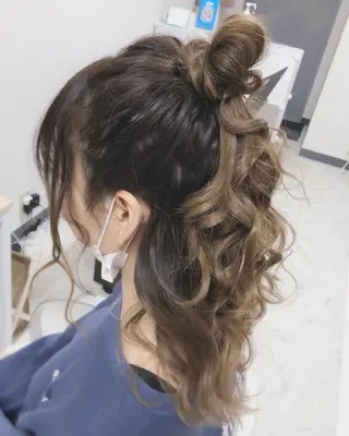 ヘアアレンジ 新宿ヘアセットメイク Asa-mのヘアスタイル