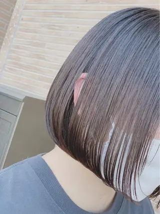 ミディアム メンズスタイル バレイヤージュ　齋藤のヘアスタイル