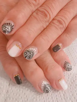 ミディアム shandy nailのネイルデザイン