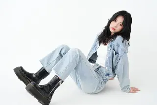 ロング カラー ヘアアレンジ 韓国×艶髪 さきのヘアスタイル