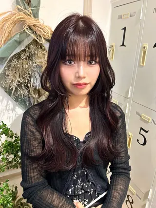 ロング merc.🧸🫧 平山莉子のヘアスタイル