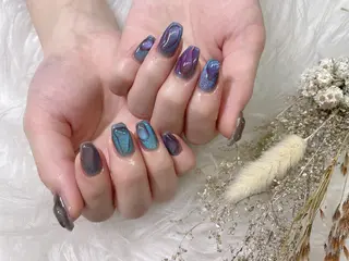 ネイル 🦋ネイルサロン ブラン🌈ゆりのネイルデザイン