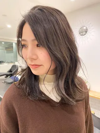 ミディアム カラー 【safric】 NAOのヘアスタイル