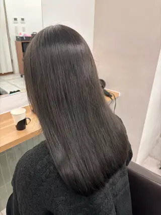 ミディアム カラー ️髪質改善カラー /美髪矯正🎀こゆきのヘアスタイル