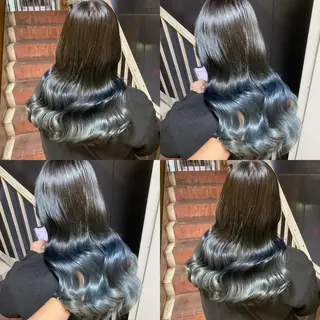 セミロング カラー ご予約 宜しくお願いします！のヘアスタイル