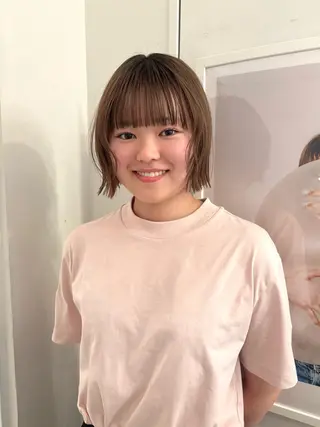 ショート rizu🤎/ ボブ /ブラウンカラーのヘアスタイル