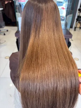 ロング カラー 福冨 由梛のヘアスタイル