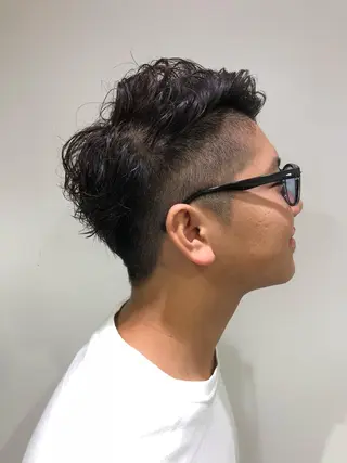 パーマ メンズ 髪質改善 の達人/杉原碧仁のヘアスタイル