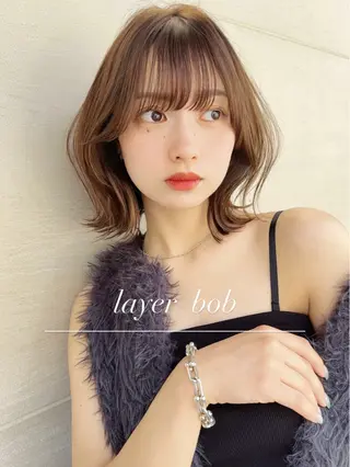 ショート カラー 縮毛矯正✨🫧 レイヤー川村利幸のヘアスタイル