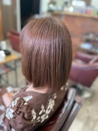 ミディアム カラー 💎白髪染めも対応 🙆👌山本明菜のヘアスタイル