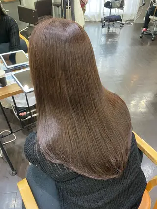 カラー ヘアアレンジ 🍒ᩚ名駅/艶髪 縮毛矯正/あゆ🍒ᩚのヘアスタイル