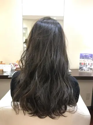 ロング カラー 池田 寿子のヘアスタイル
