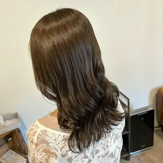 セミロング カラー HARE nene🐿🍡のヘアスタイル