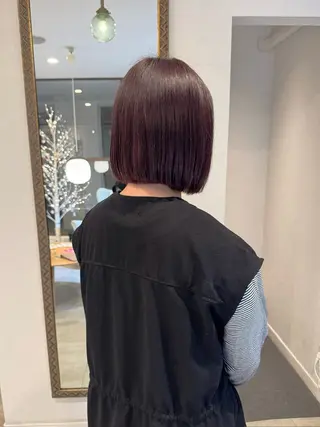 カラー ミツキ/ 透明感カラー/セットのヘアスタイル