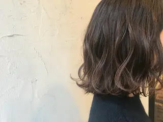 ミディアム カラー オリーブ透明感カラー 表参道/MIKUのヘアスタイル
