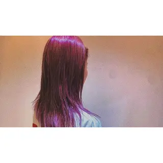 セミロング カラー 齊藤 賢祐のヘアスタイル