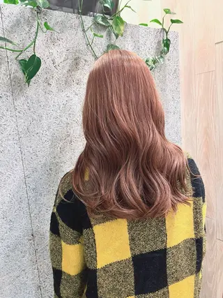 セミロング カラー 宮原 佳苗のヘアスタイル