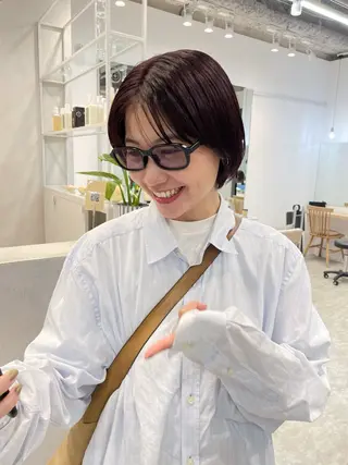 ショート 青木 優歩のヘアスタイル