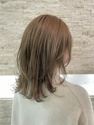 カラー ✄折橋 彩花🐶🍑のヘアスタイル