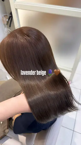 セミロング ‎🤍透明感×ツヤ髪 / Saki‎🤍のヘアスタイル