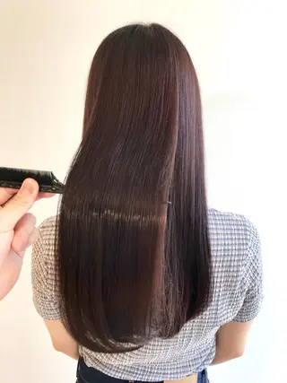ロング カラー パーマ ヘアアレンジ 🥇髪質改善🥇 polon代表鵜澤のヘアスタイル