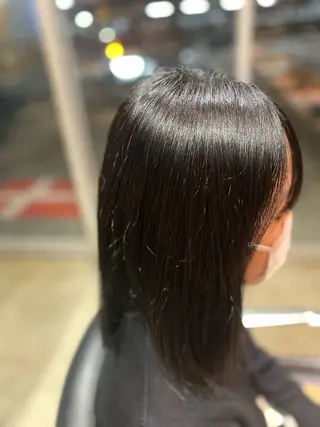 セミロング カラー ヘアアレンジ 渡部 彩花のヘアスタイル