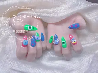 ネイル ラベンダー💖日暮里 ルル💖ネイルのネイルデザイン