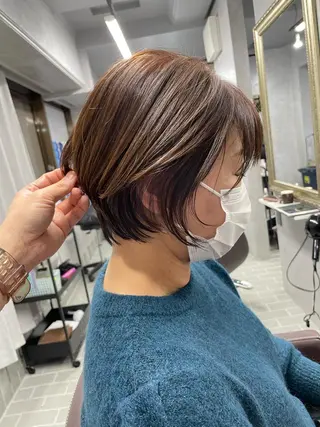 ショート 髪質改善ayame 横山諒のヘアスタイル
