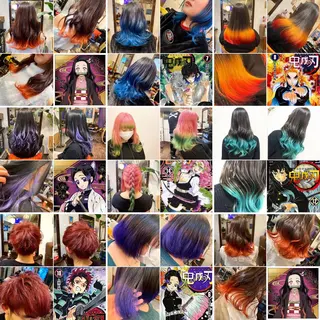 ロング カラー ✨️眉毛、派手髪、 ハイトーンShinの眉毛・アイブロウイメージ